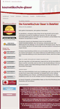 Mobile Screenshot of kosmetikschulen-glaser.de